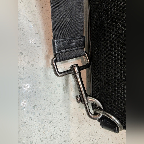 Coach Black Leather Unisex And/or Men's Bag - Gunmetal - Picture 15 of 15